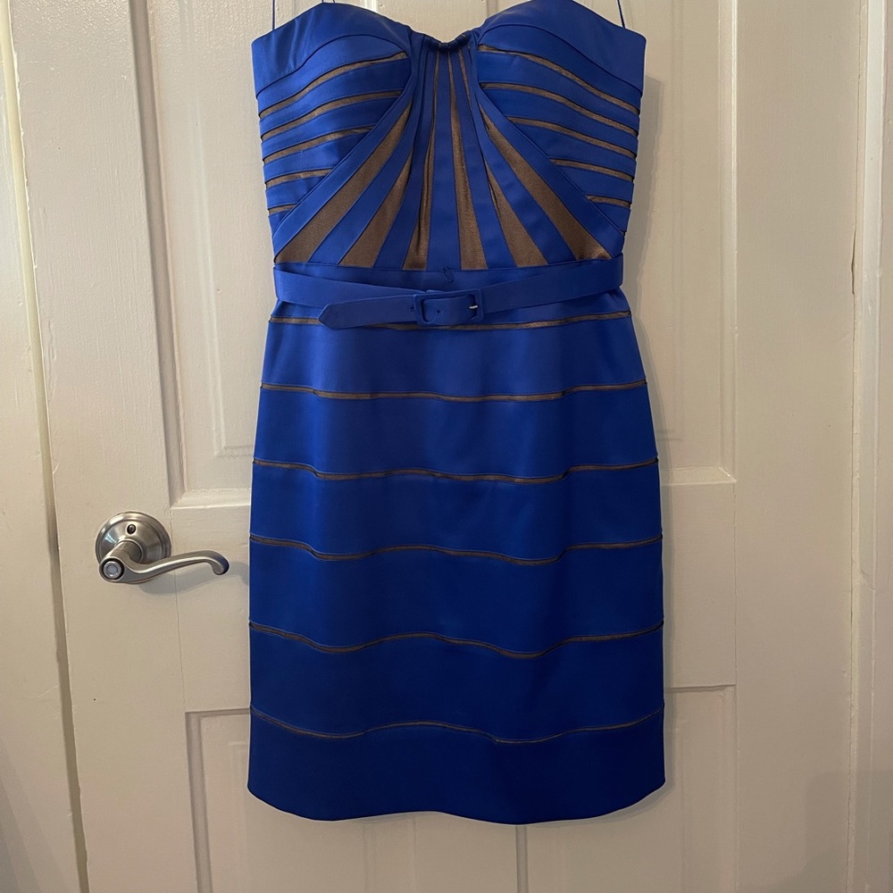 Aidan Mattox Bandage Dress with belt